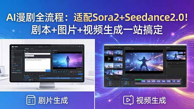 AI漫剧全流程：剧本+图片+视频生成一站搞定